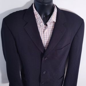 Hugo Boss 3 button men's navy blazer size 40R
